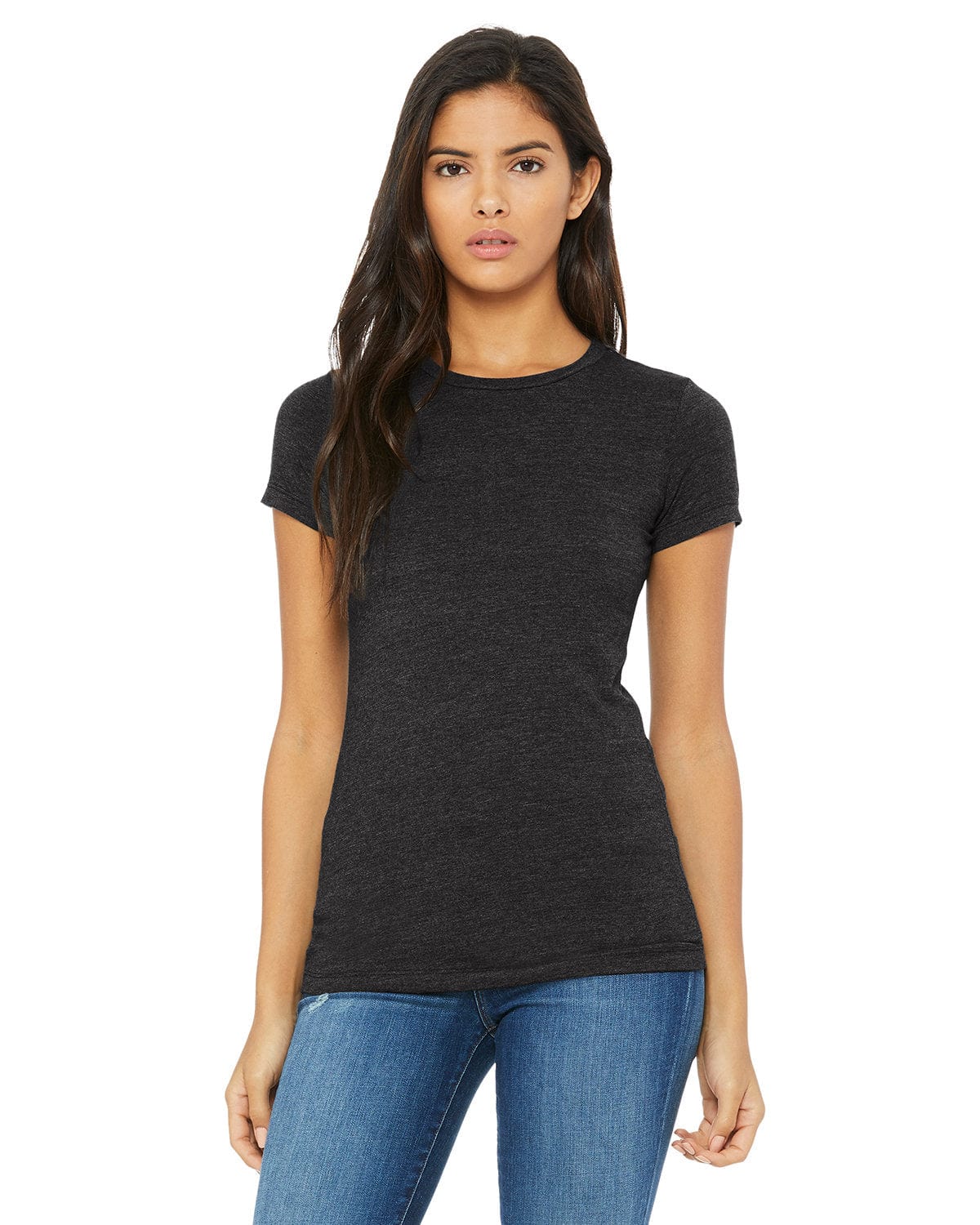 Bella Canvas T-Shirts S / Dark Gry Heather Bella+Canvas 6004: Ladies' The Favorite T-Shirt