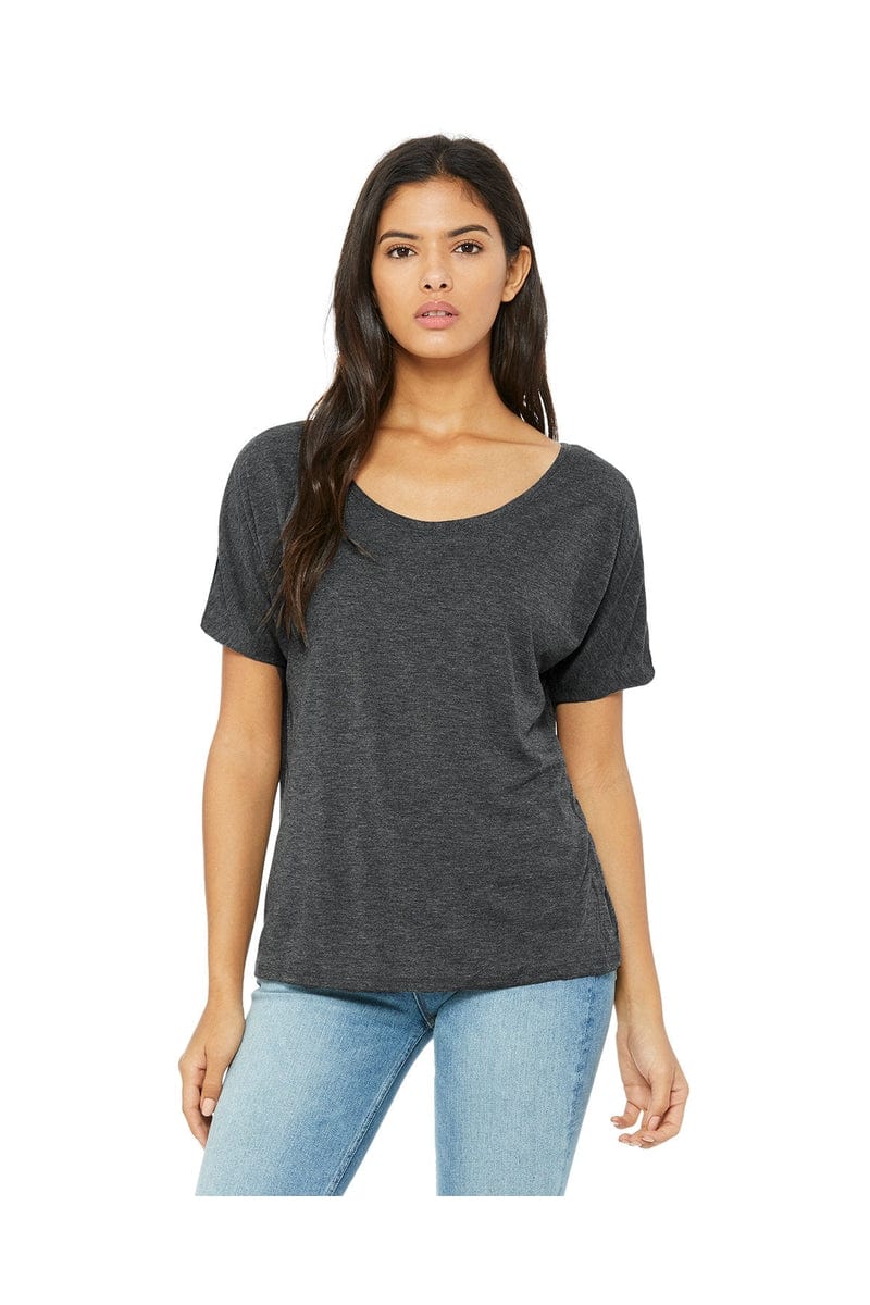 Bella Canvas T-Shirts S / Dark Gry Heather Bella+Canvas 8816: Ladies' Slouchy T-Shirt