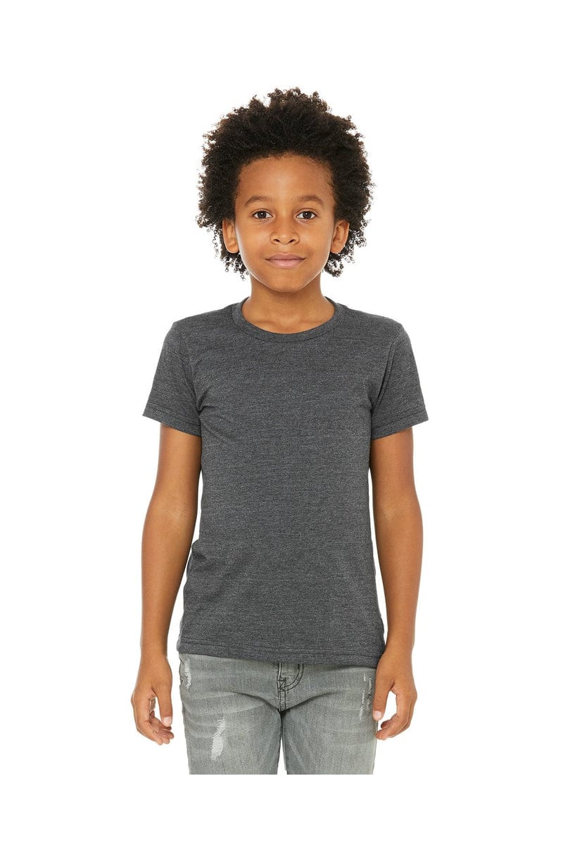 Bella Canvas T-Shirts S / Drk Grey Heather Bella + Canvas 3001Y: Youth Jersey T-Shirt