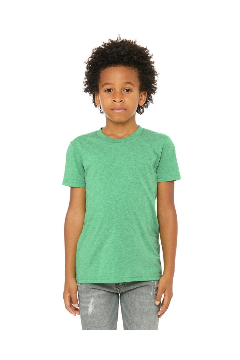 Bella Canvas T-Shirts S / Green Triblend Bella+Canvas 3413Y: Youth Triblend Short Sleeve Tee