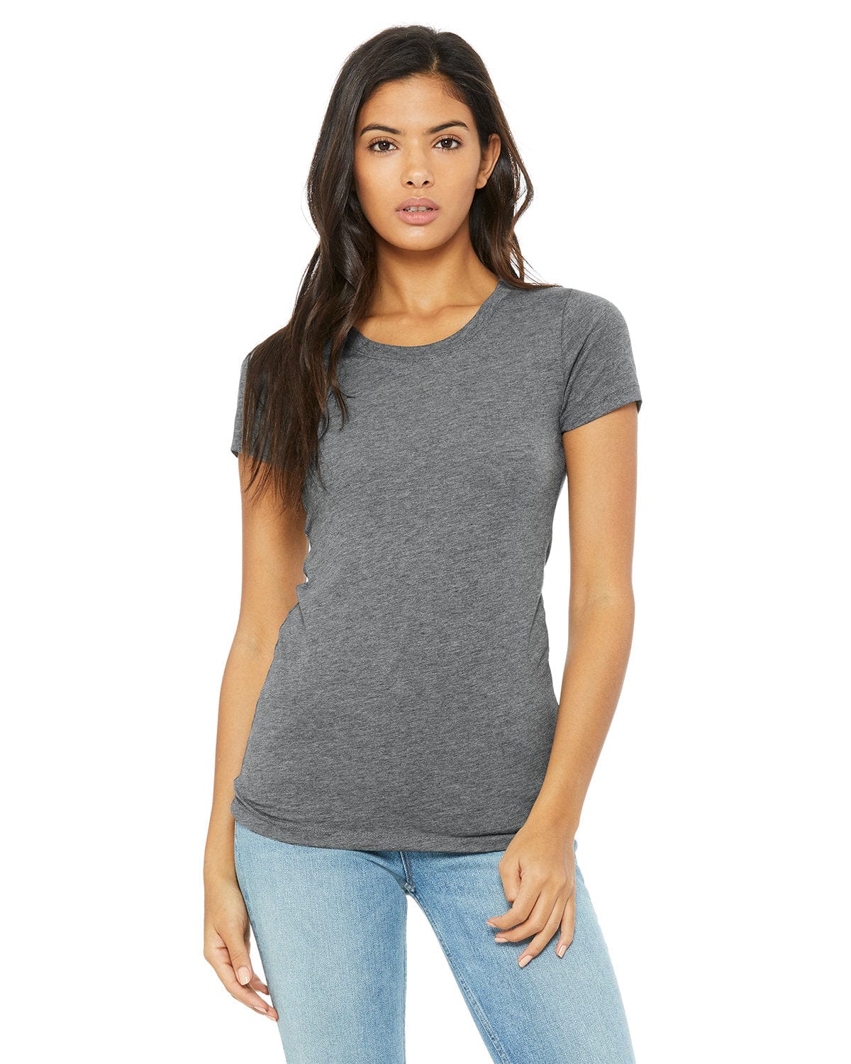 Bella Canvas T-Shirts S / Grey Triblend Bella+Canvas B8413: Ladies' Triblend Short-Sleeve T-Shirt