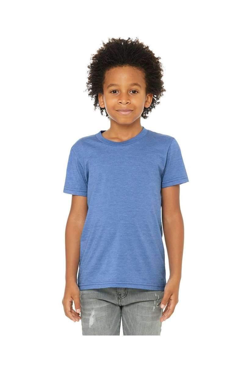 Bella Canvas T-Shirts S / Heather Columbia Blue Bella + Canvas 3001Y: Youth Jersey T-Shirt