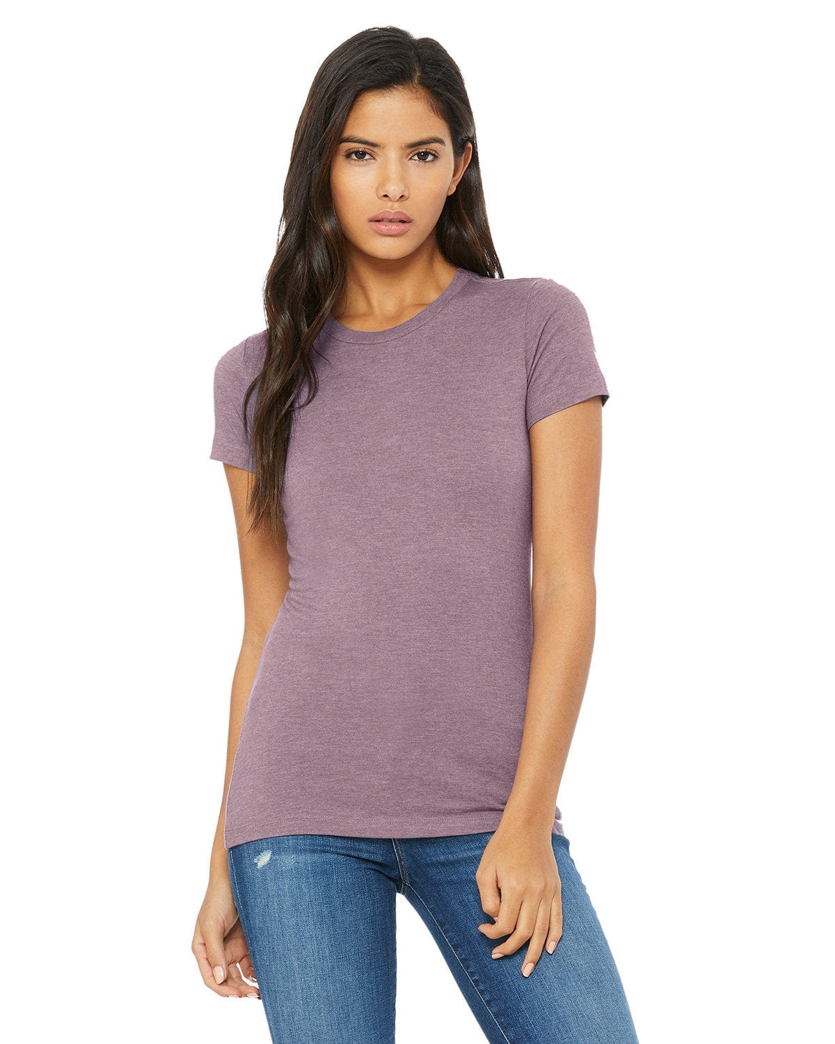 Bella Canvas T-Shirts S / Heather Purple Bella+Canvas 6004: Ladies' The Favorite T-Shirt