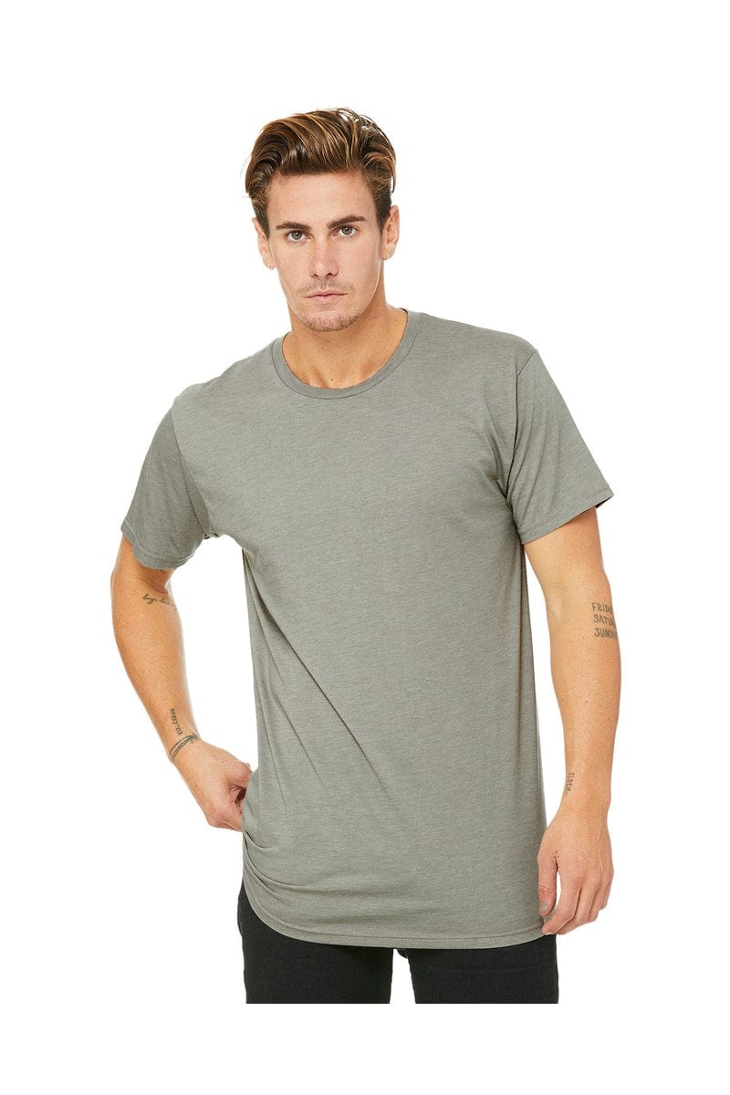 Bella Canvas T-Shirts S / Heather Stone Bella+Canvas 3006: Men's Long Body Urban Tee