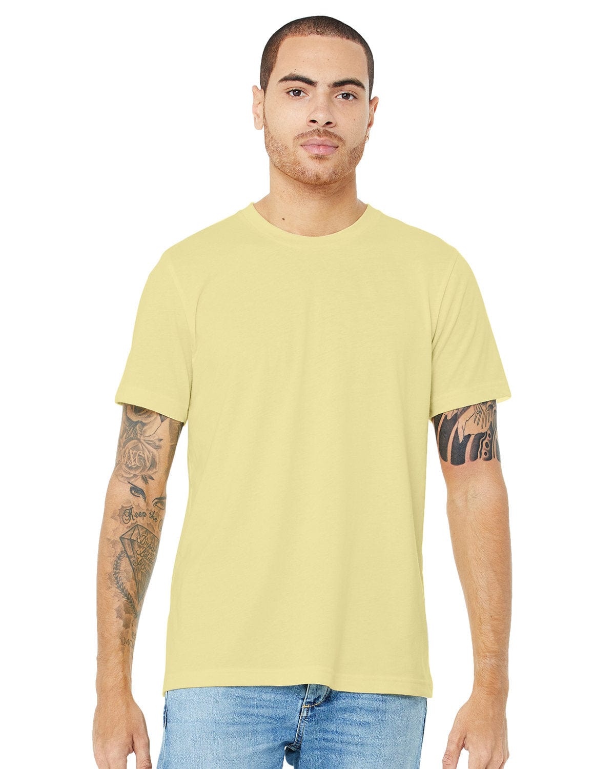 Bella Canvas T-Shirts S / Hth Frnch Vanlla Bella+Canvas 3001CVC: Unisex Heather CVC T-Shirt