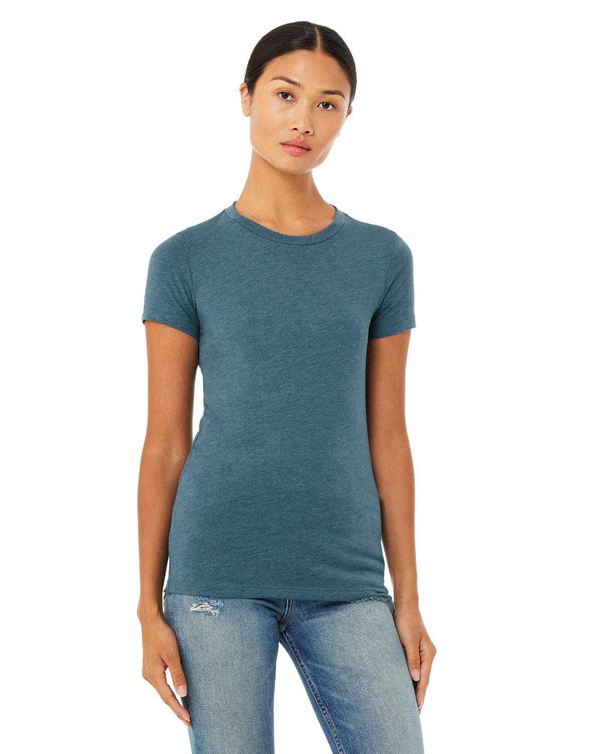 Bella Canvas T-Shirts S / Hthr Deep Teal Bella+Canvas 6004: Ladies' The Favorite T-Shirt