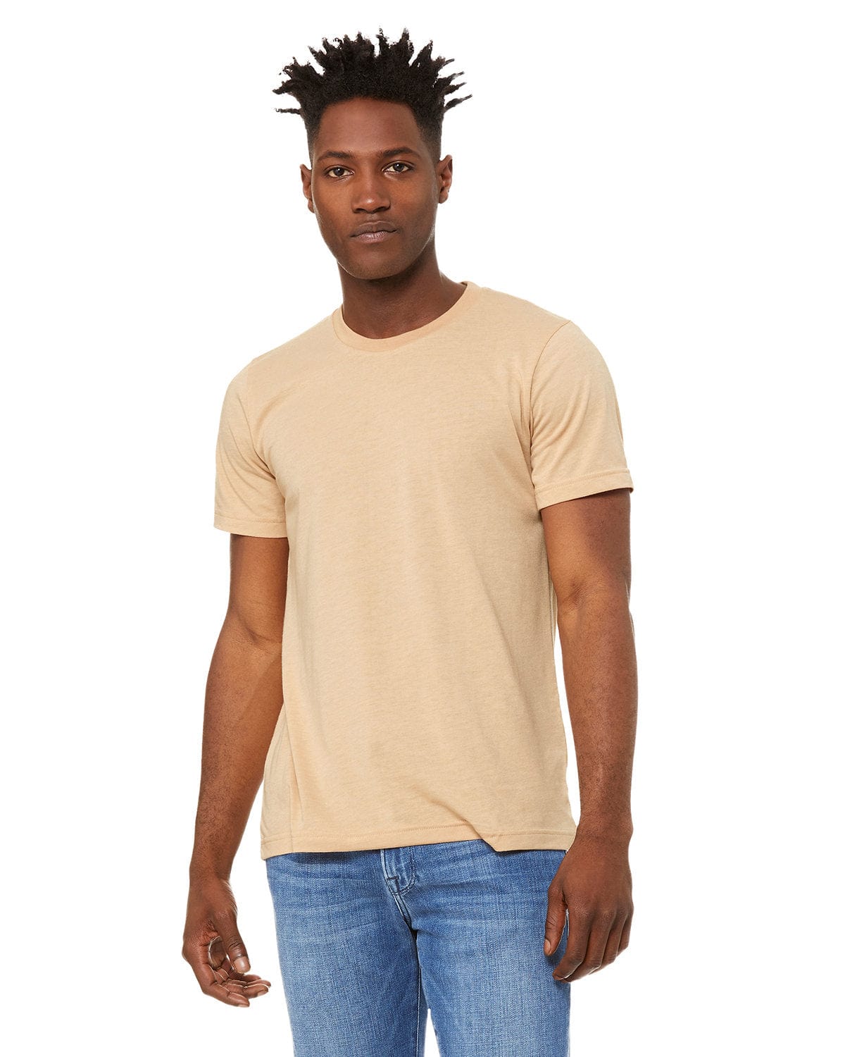 Bella Canvas T-Shirts S / Hthr Sand Dune Bella+Canvas 3001CVC: Unisex Heather CVC T-Shirt