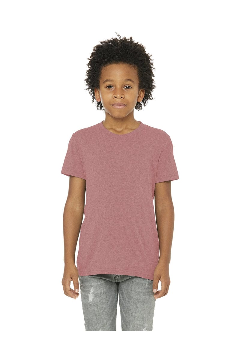 Bella Canvas T-Shirts S / Mauve Triblend Bella+Canvas 3413Y: Youth Triblend Short Sleeve Tee