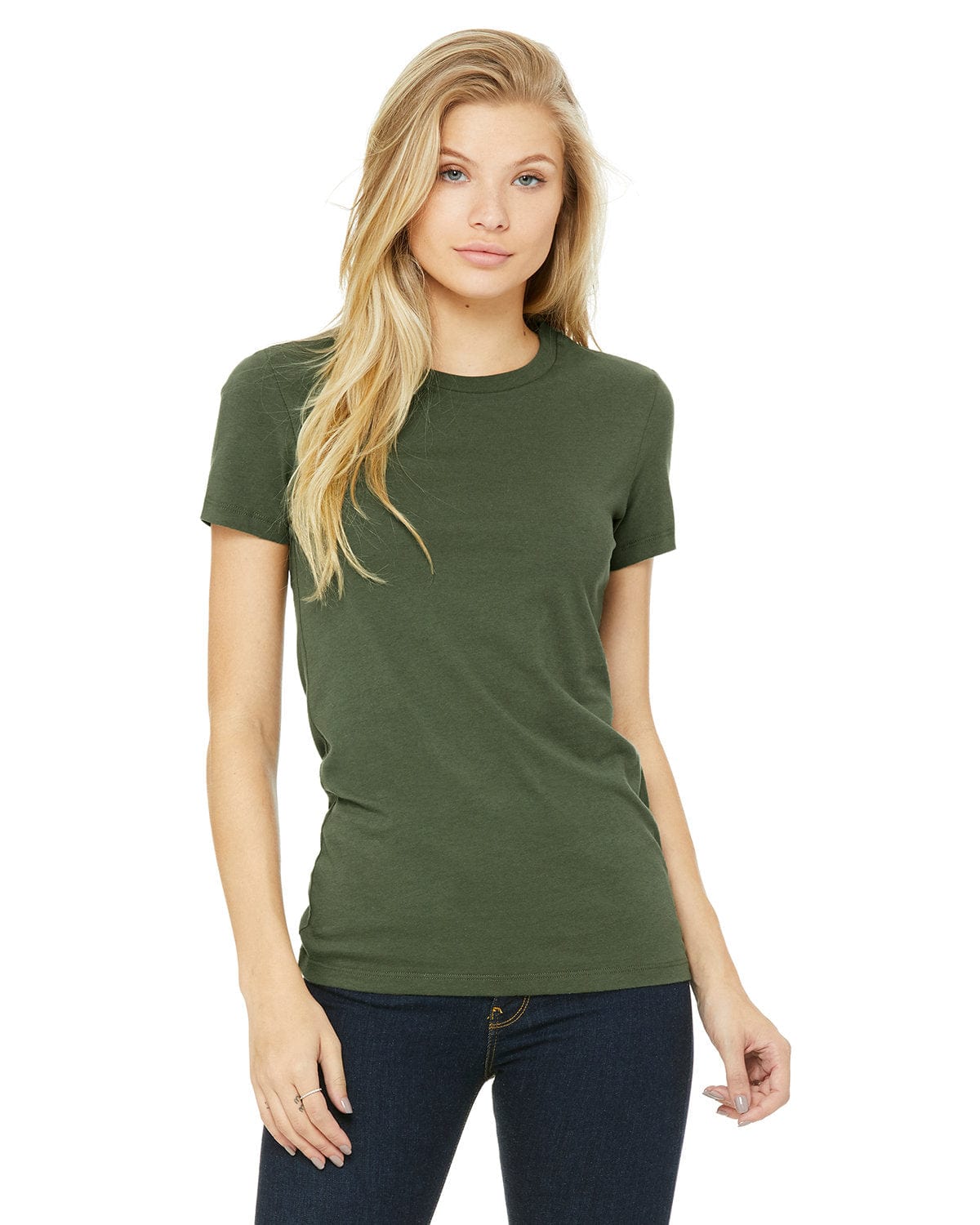 Bella Canvas T-Shirts S / Military Green Bella+Canvas 6004: Ladies' The Favorite T-Shirt