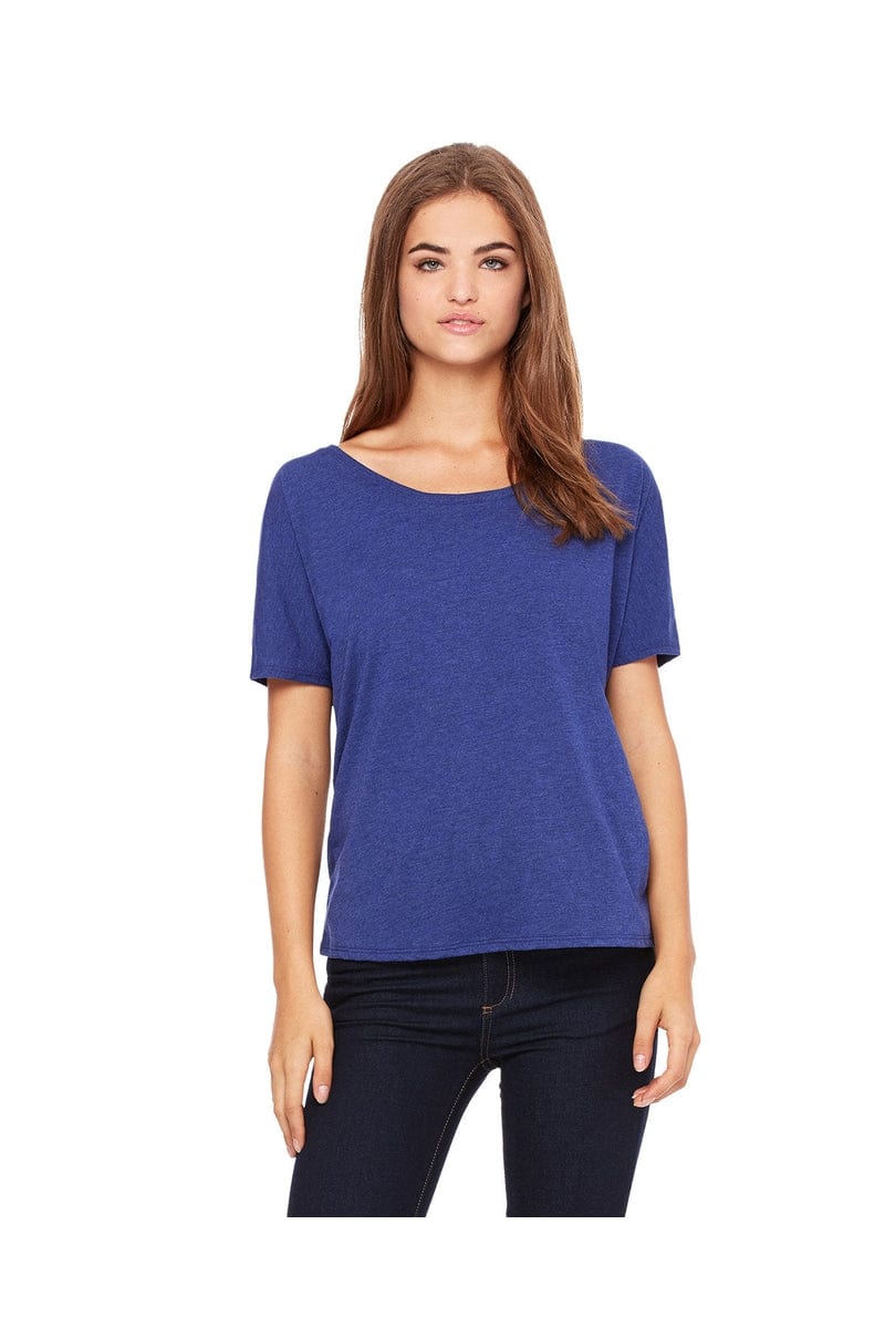 Bella Canvas T-Shirts S / Navy Triblend Bella+Canvas 8816: Women's Slouchy Tee