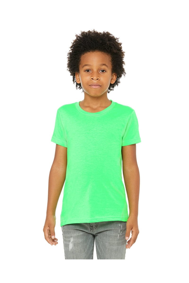Bella Canvas T-Shirts S / Neon Green Bella + Canvas 3001Y: Youth Jersey T-Shirt