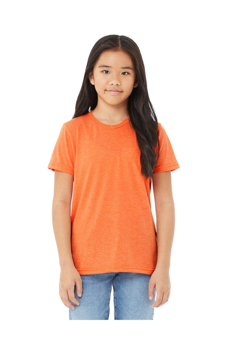 Bella Canvas T-Shirts S / Orange Triblend Bella+Canvas 3413Y: Youth Triblend Short Sleeve Tee