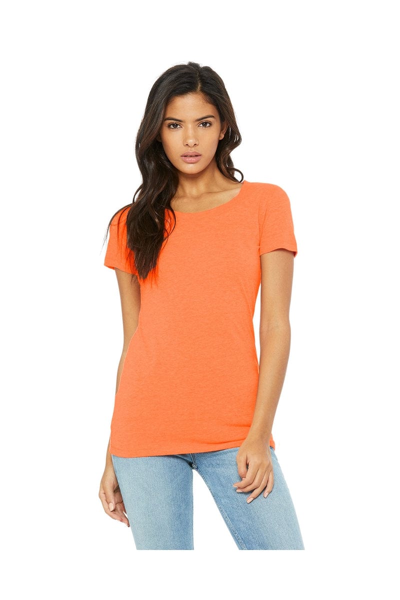 Bella Canvas T-Shirts S / Orange Triblend Bella+Canvas B8413: Ladies' Triblend Short-Sleeve T-Shirt