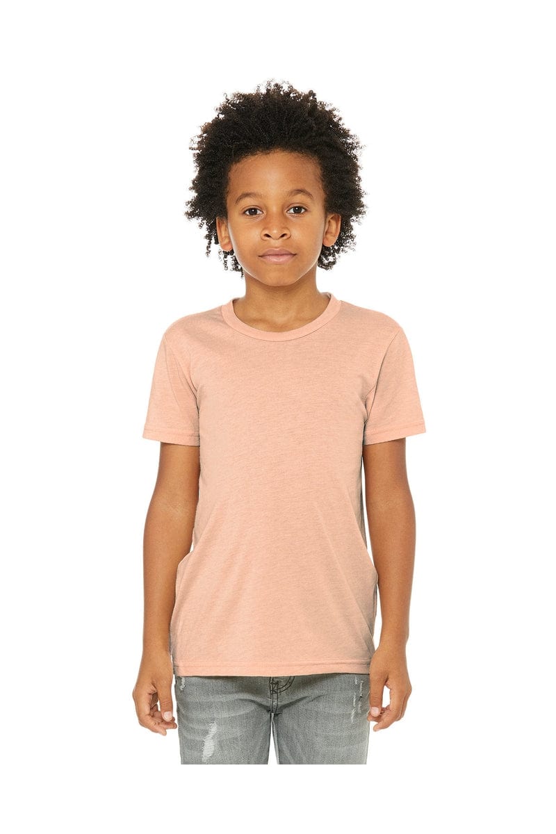 Bella Canvas T-Shirts S / Peach Triblend Bella+Canvas 3413Y: Youth Triblend Short Sleeve Tee
