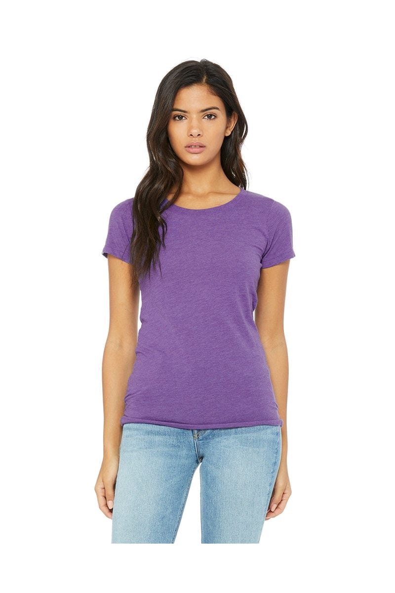 Bella Canvas T-Shirts S / Purple Triblend Bella+Canvas B8413: Ladies' Triblend Short-Sleeve T-Shirt