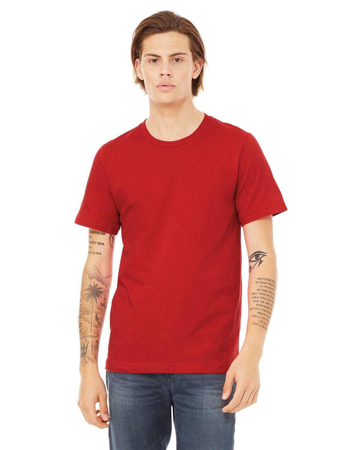 Bella Canvas T-Shirts S / Red Bella+Canvas 3091: Unisex Heavyweight 5.5 Oz T-Shirt