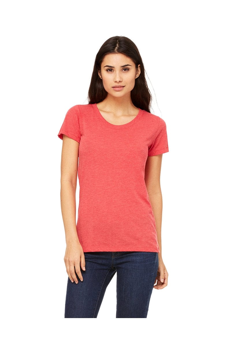 Bella Canvas T-Shirts S / Red Triblend Bella+Canvas B8413: Ladies' Triblend Short-Sleeve T-Shirt