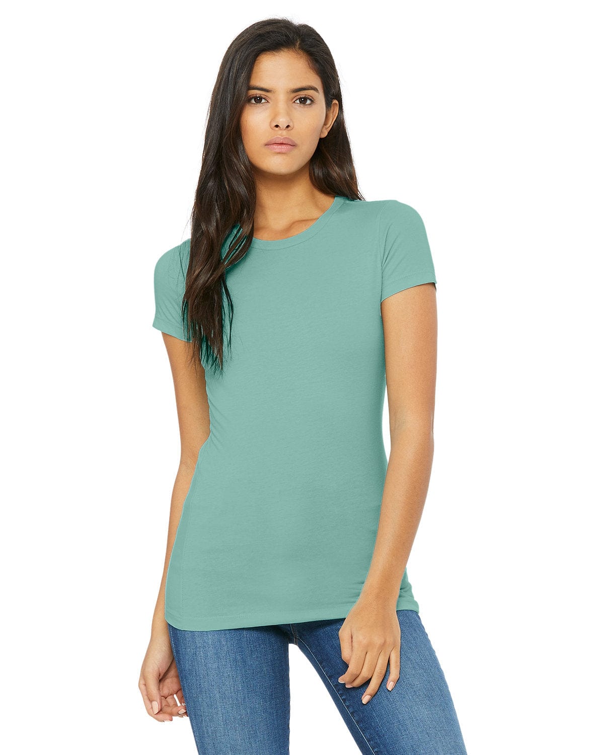 Bella Canvas T-Shirts S / Seafoam Blue Bella+Canvas 6004: Ladies' The Favorite T-Shirt
