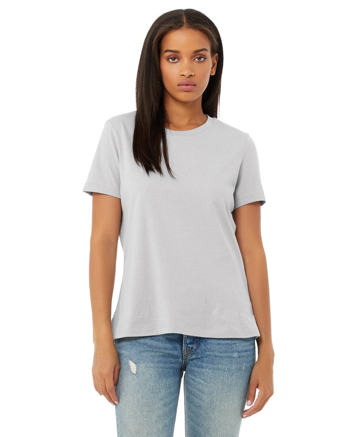 Bella Canvas T-Shirts S / Solid Athltc Gry Bella+Canvas B6400: Ladies' Relaxed Jersey Short-Sleeve T-Shirt