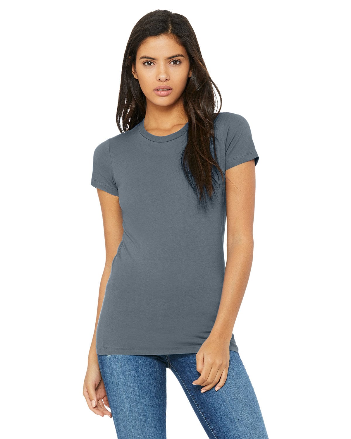 Bella Canvas T-Shirts S / Steel Blue Bella+Canvas 6004: Ladies' The Favorite T-Shirt