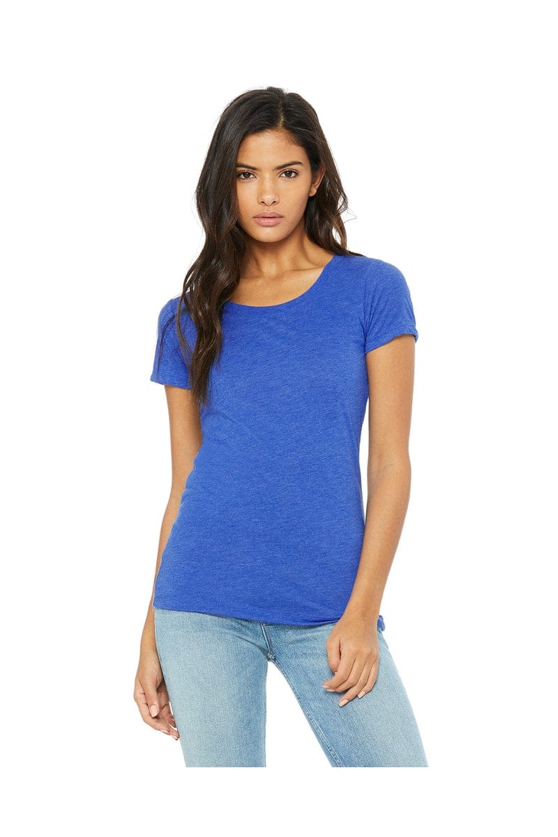 Bella Canvas T-Shirts S / Tr Royal Triblnd Bella+Canvas B8413: Ladies' Triblend Short-Sleeve T-Shirt