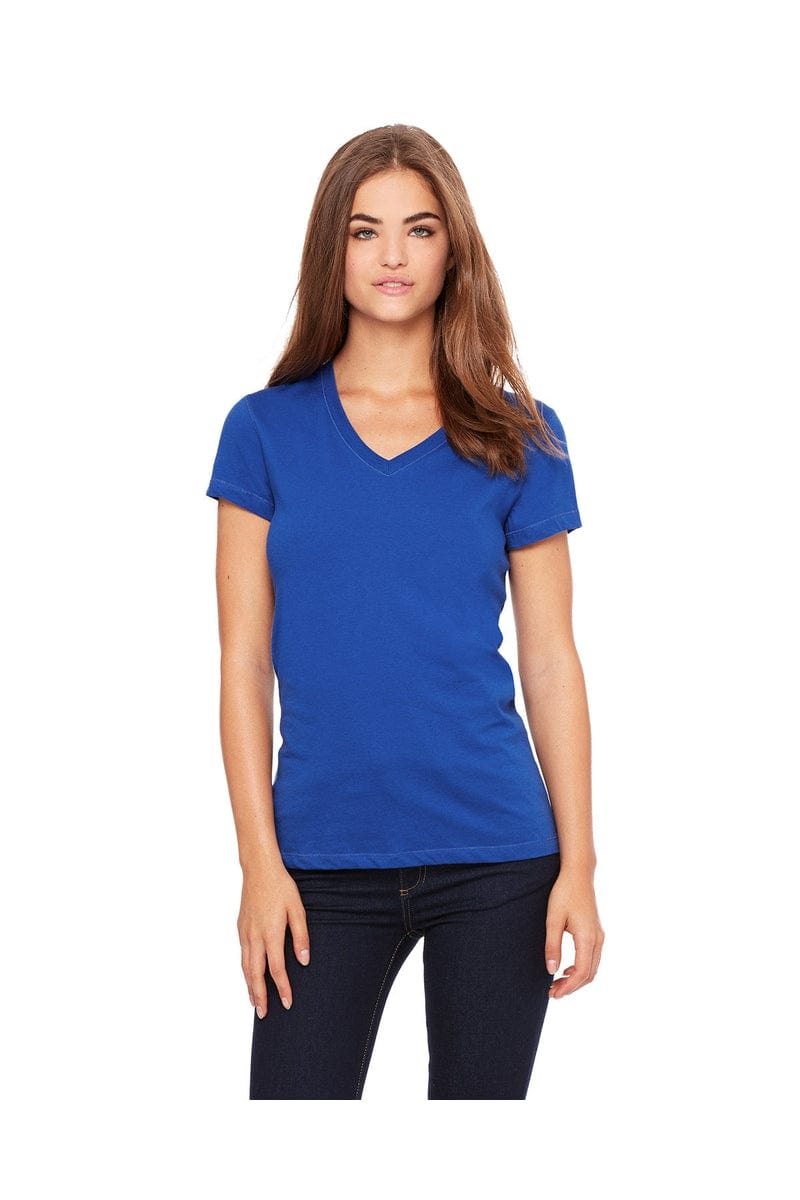 Bella Canvas T-Shirts S / True Royal Bella+Canvas B6005: Ladies' Jersey Short-Sleeve V-Neck T-Shirt
