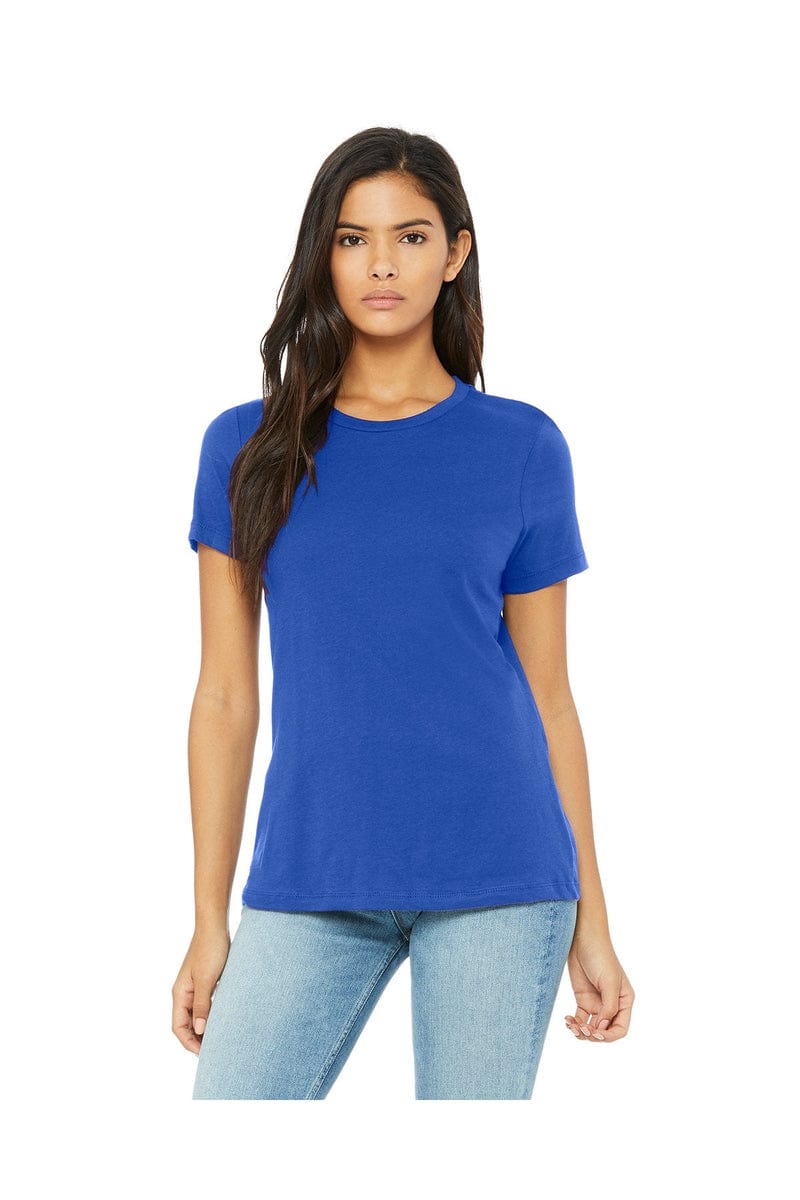 Bella Canvas T-Shirts S / True Royal Bella+Canvas B6400: Ladies' Relaxed Jersey Short-Sleeve T-Shirt
