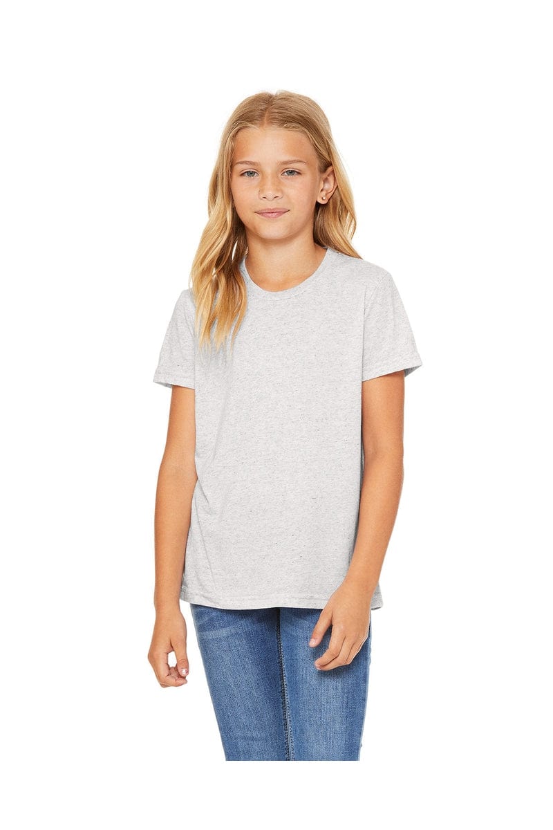 Bella Canvas T-Shirts S / Wht Flck Triblnd Bella+Canvas 3413Y: Youth Triblend Short Sleeve Tee