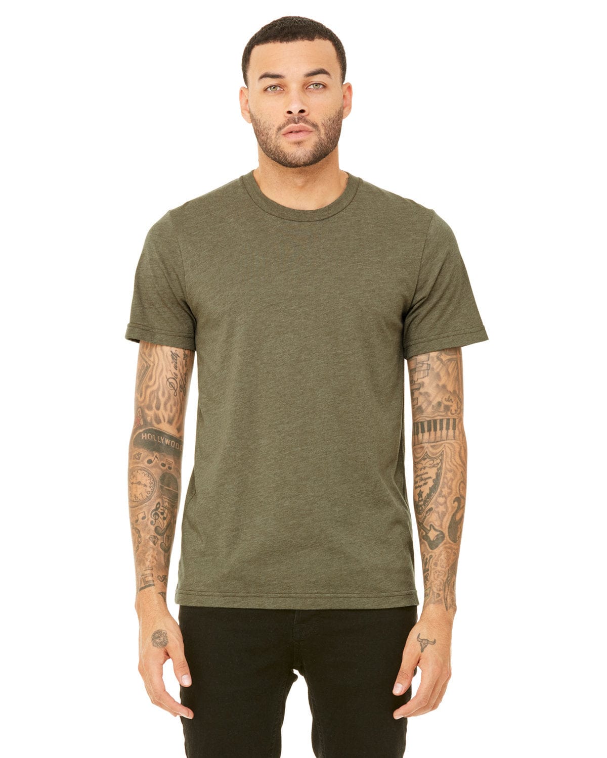 Bella Canvas T-Shirts XL / Heather Olive Bella+Canvas 3001CVC: Unisex Heather CVC T-Shirt