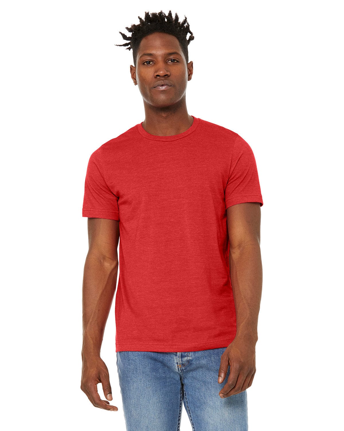 Bella Canvas T-Shirts XL / Heather Red Bella+Canvas 3301C: Unisex Sueded T-Shirt