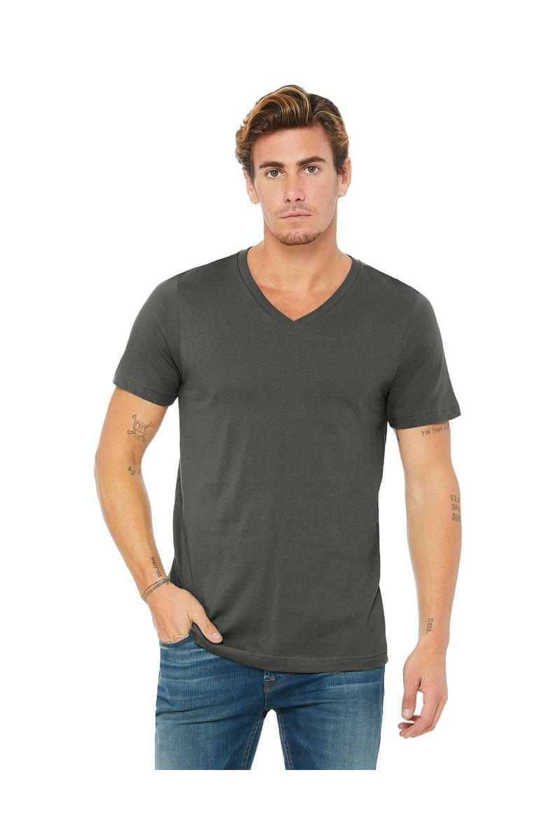 Bella Canvas T-Shirts XS / Asphalt Bella+Canvas 3005: Unisex Jersey Short-Sleeve V-Neck T‑Shirt