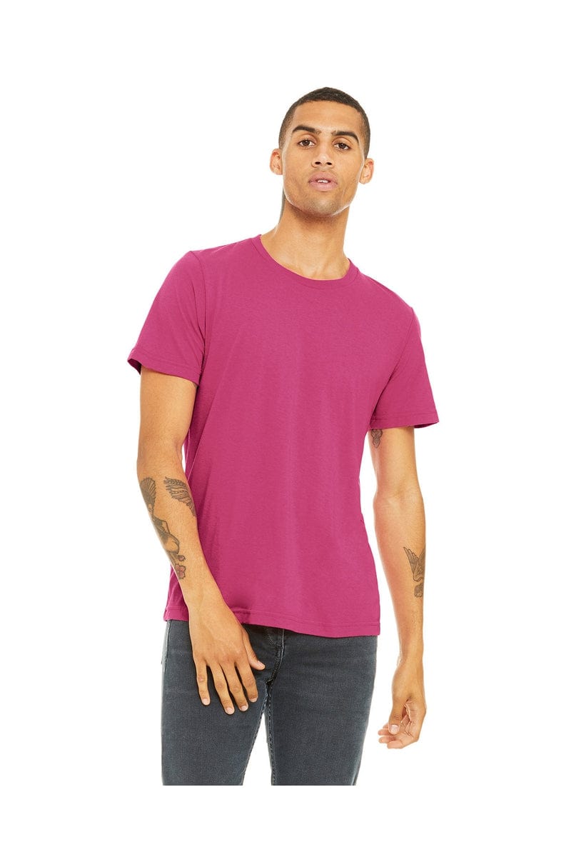 Bella Canvas T-Shirts XS / Berry Bella + Canvas 3650: Unisex Poly-Cotton Short-Sleeve T‑Shirt