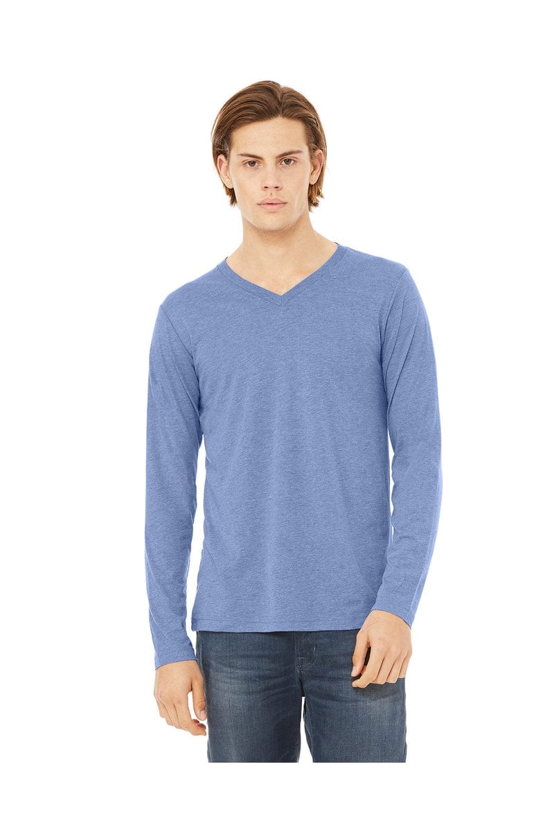 Bella Canvas T-Shirts XS / Blue Triblend Bella+Canvas 3425: Unisex Long Sleeve Jersey T-Shirt