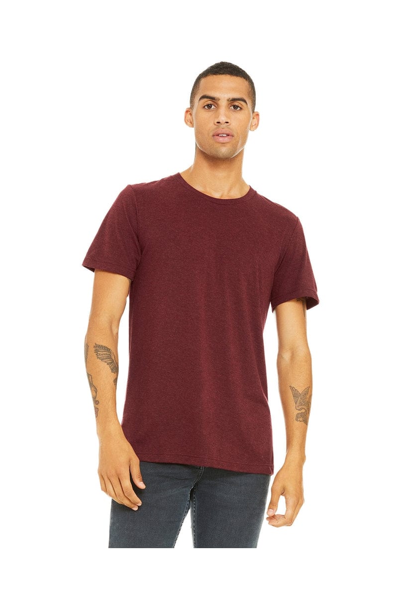 Bella Canvas T-Shirts XS / Cardinal Triblnd Bella+Canvas 3413C: Unisex Triblend T-Shirt