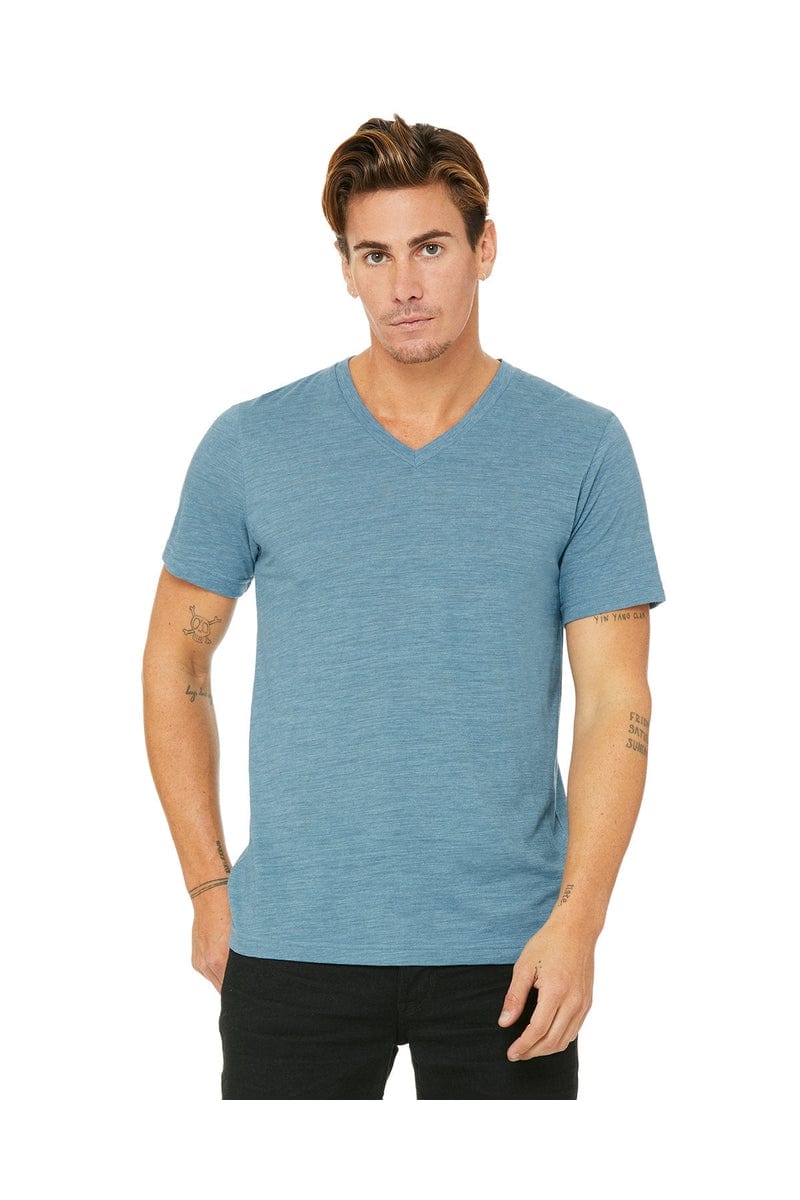 Bella Canvas T-Shirts XS / Denim Slub Bella+Canvas 3005: Unisex Jersey Short-Sleeve V-Neck T‑Shirt