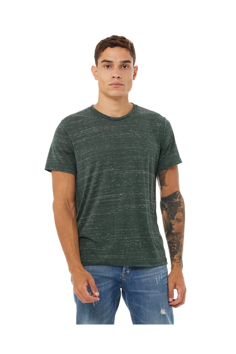 Bella Canvas T-Shirts XS / Forest Marble Bella+Canvas 3650:  Unisex Poly-Cotton Short-Sleeve T‑Shirt