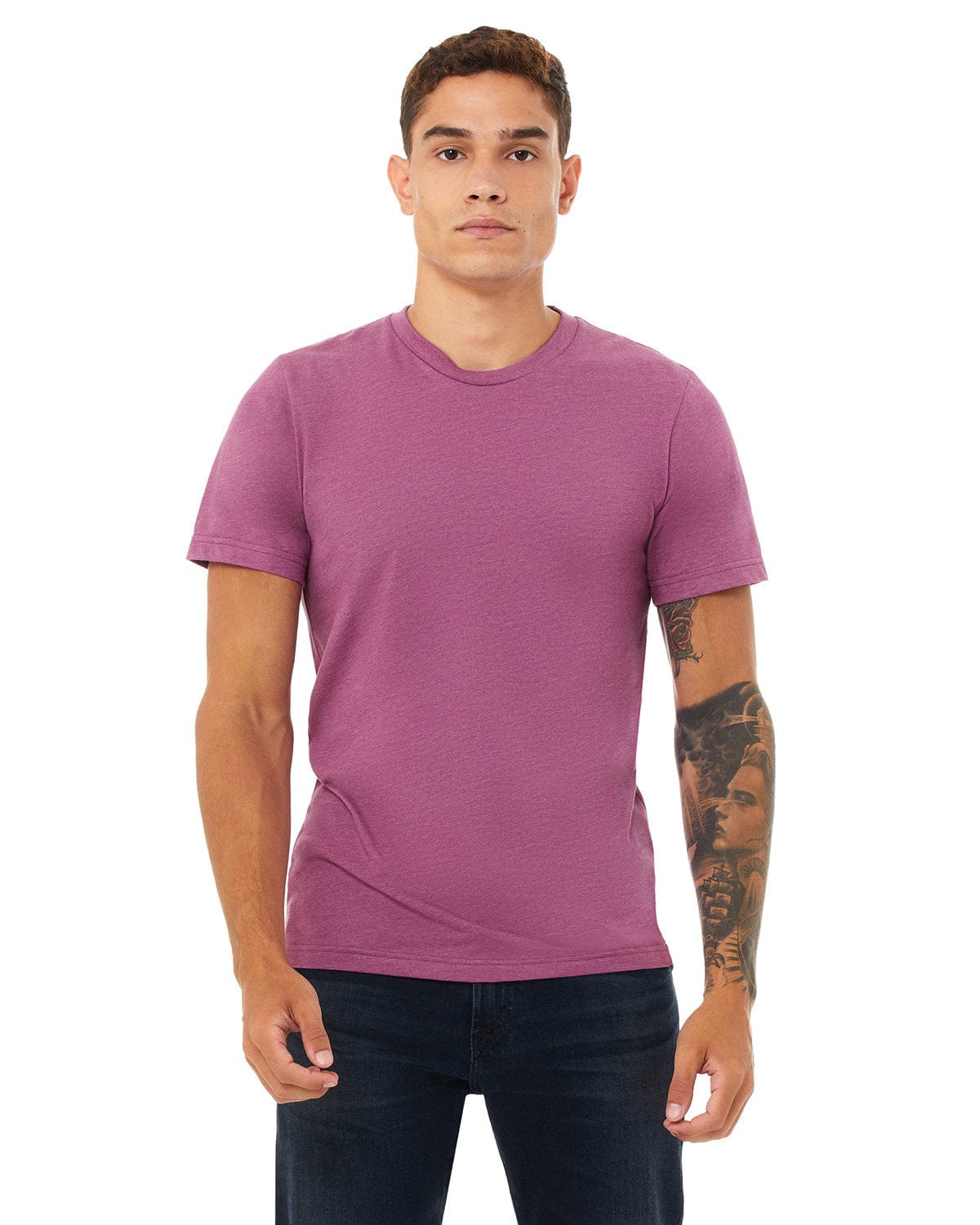 Bella Canvas T-Shirts XS / Heather Magenta Bella+Canvas 3001CVC: Unisex Heather CVC T-Shirt