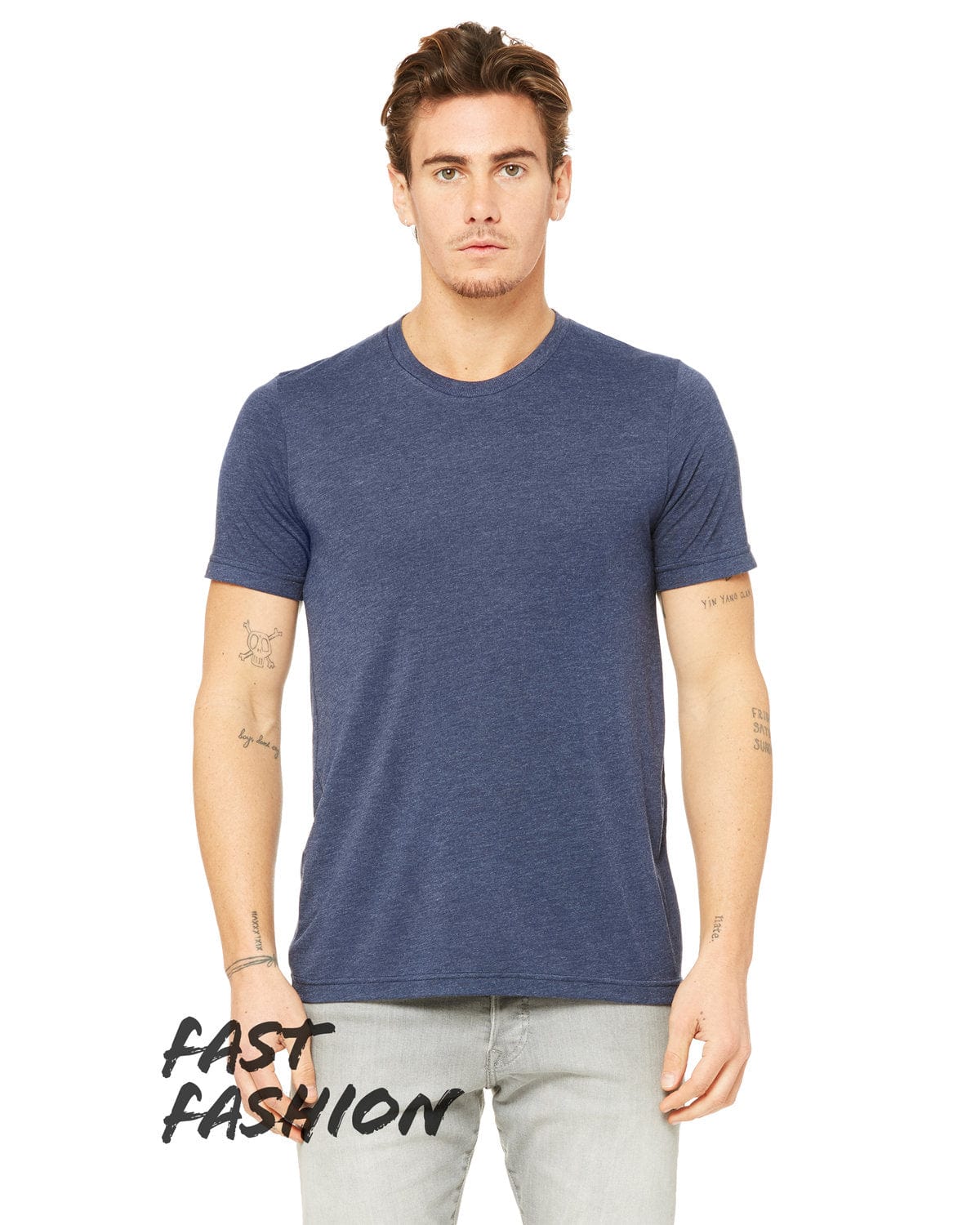 Bella Canvas T-Shirts XS / Heather Navy Bella+Canvas 3880C: Unisex Viscose Fashion T-Shirt