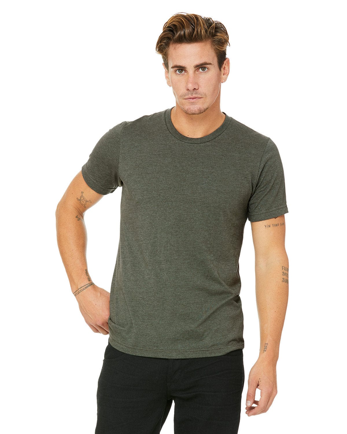 Bella Canvas T-Shirts XS / Hthr Miltary Grn Bella+Canvas 3001CVC: Unisex Heather CVC T-Shirt