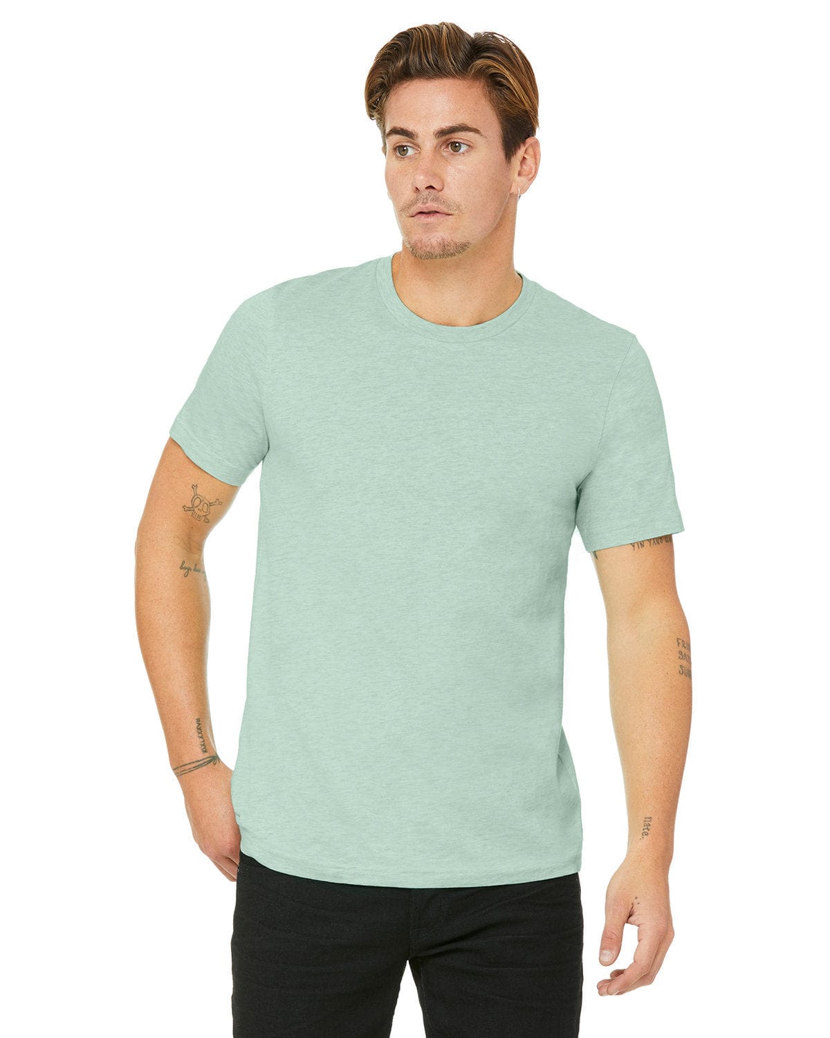 Bella Canvas T-Shirts XS / Hthr Prism Mint Bella+Canvas 3001CVC: Unisex Heather CVC T-Shirt
