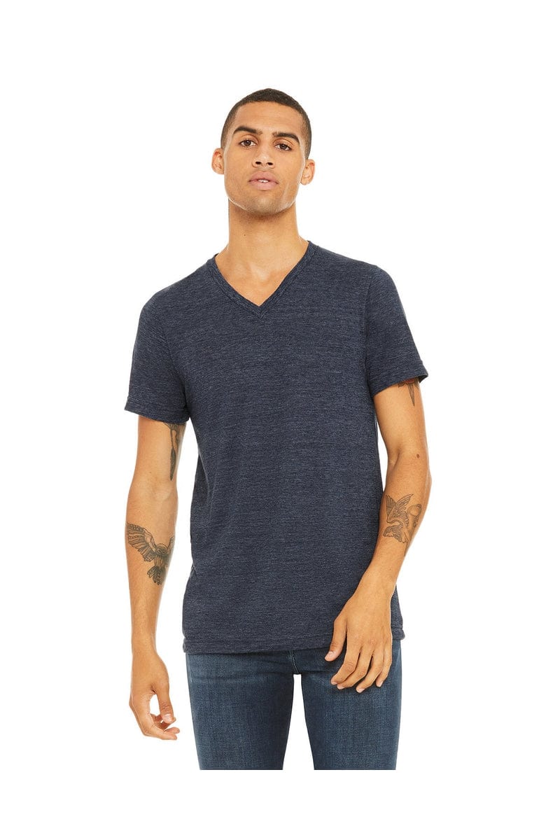 Bella Canvas T-Shirts XS / Navy Slub Bella+Canvas 3005: Unisex Jersey Short-Sleeve V-Neck T‑Shirt