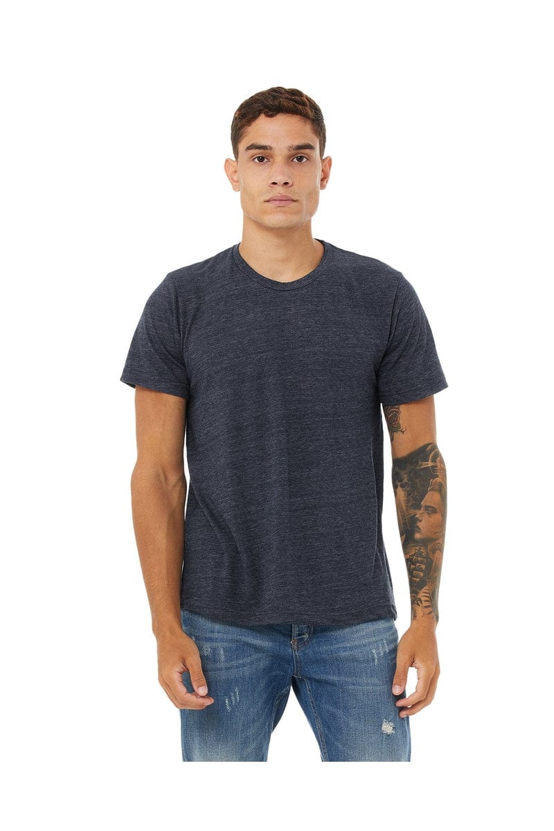 Bella Canvas T-Shirts XS / Navy Slub Bella+Canvas 3650:  Unisex Poly-Cotton Short-Sleeve T‑Shirt