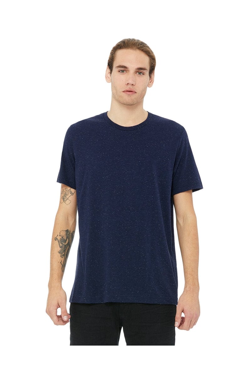 Bella Canvas T-Shirts XS / Navy Speckled Bella+Canvas 3650:  Unisex Poly-Cotton Short-Sleeve T‑Shirt