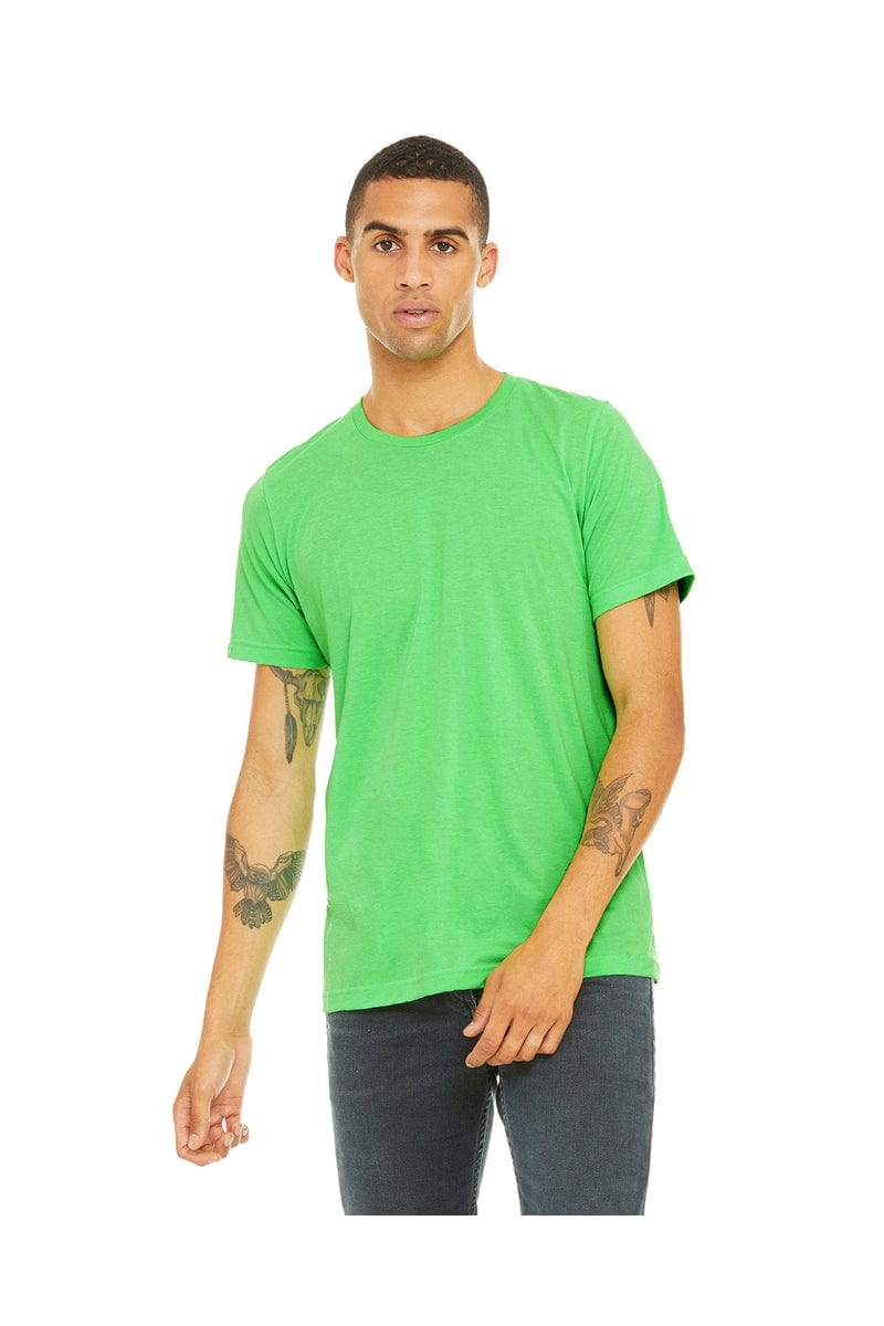 Bella Canvas T-Shirts XS / Neon Green Bella+Canvas 3650:  Unisex Poly-Cotton Short-Sleeve T‑Shirt