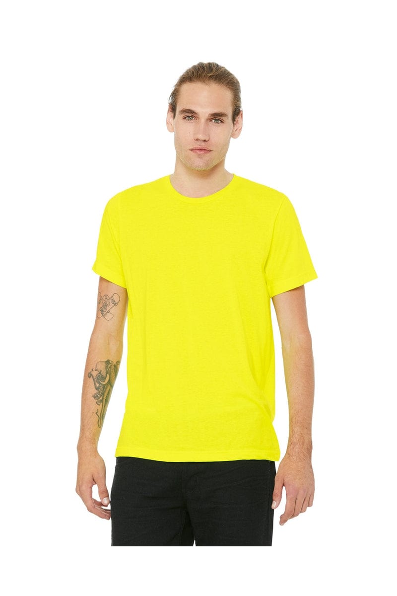 Bella Canvas T-Shirts XS / Neon Yellow Bella+Canvas 3650:  Unisex Poly-Cotton Short-Sleeve T‑Shirt