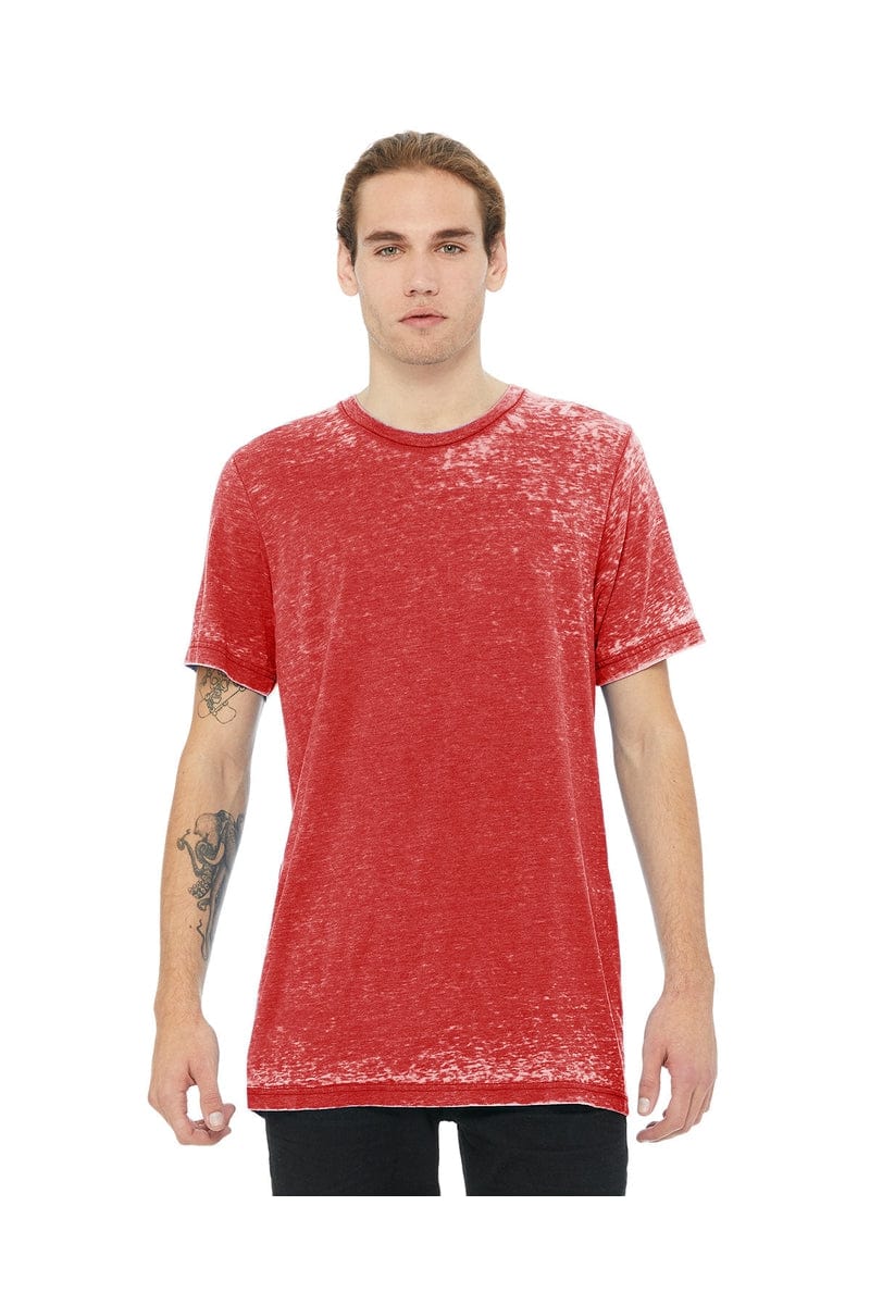 Bella Canvas T-Shirts XS / Red Acid Wash Bella+Canvas 3650:  Unisex Poly-Cotton Short-Sleeve T‑Shirt
