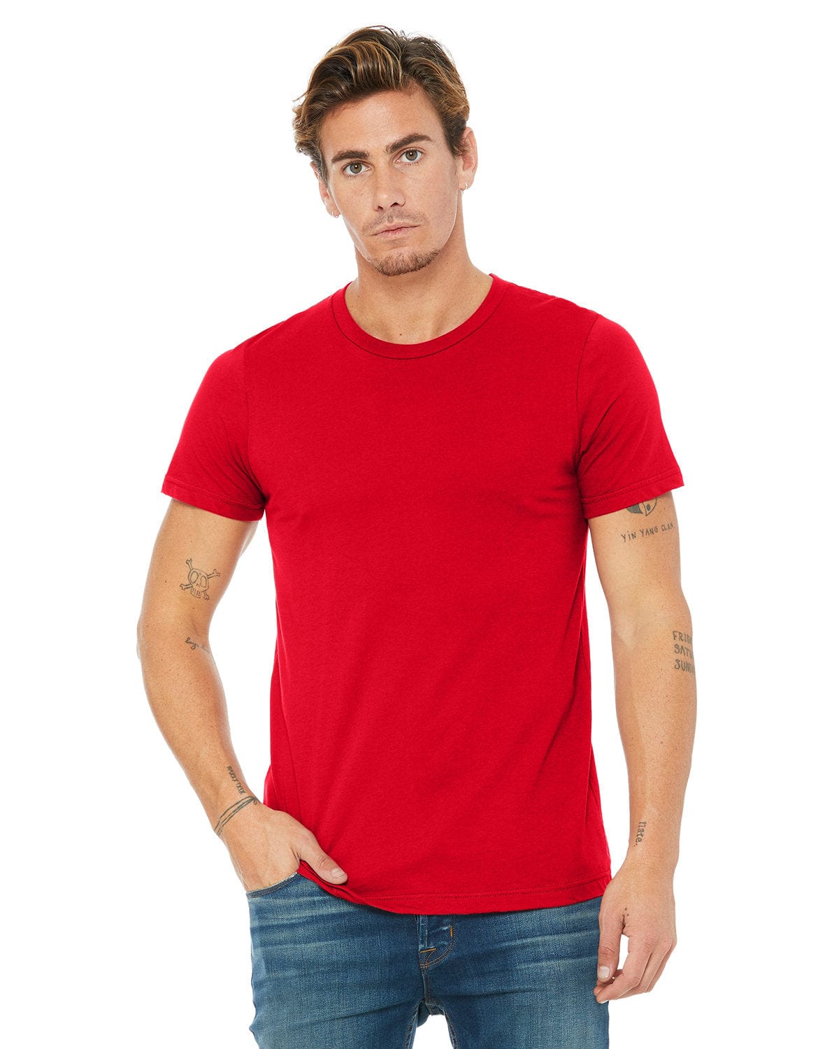 Bella Canvas T-Shirts XS / Red Bella+Canvas 3001C: Unisex Jersey T-Shirt