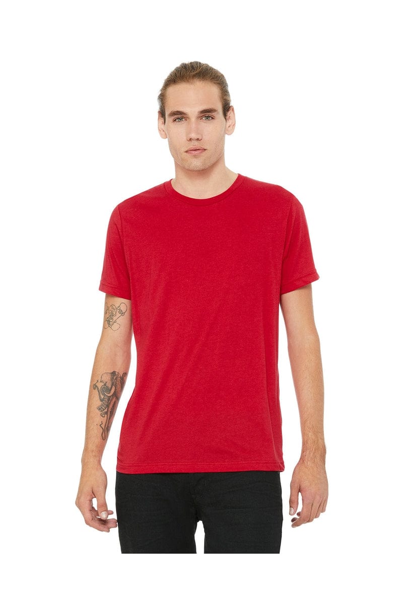Bella Canvas T-Shirts XS / Red Bella + Canvas 3650: Unisex Poly-Cotton Short-Sleeve T‑Shirt