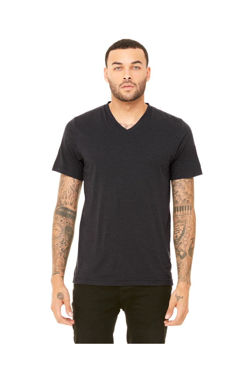 Bella Canvas T-Shirts XS / Sld Dk Gry Trbln Bella+Canvas 3415C: Unisex Triblend  V-Neck T-Shirt