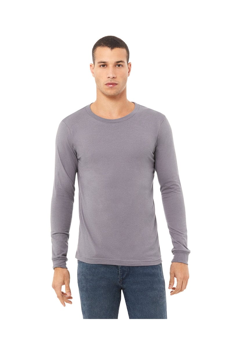 Bella Canvas T-Shirts XS / Storm Bella+Canvas 3501: Unisex Jersey Long-Sleeve T-Shirt